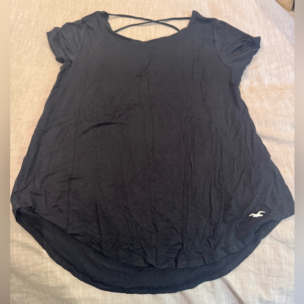 Hollister “Must have collection” black T shirt. Size Small.